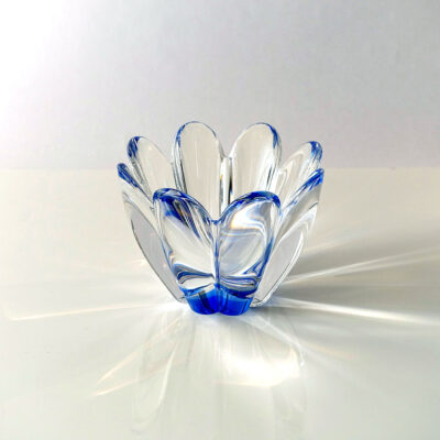 orrefors-mayflower-smaller-blue-crystal-bowl