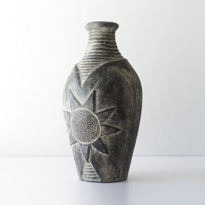 monumental-sunflower-stoneware-floor-vase