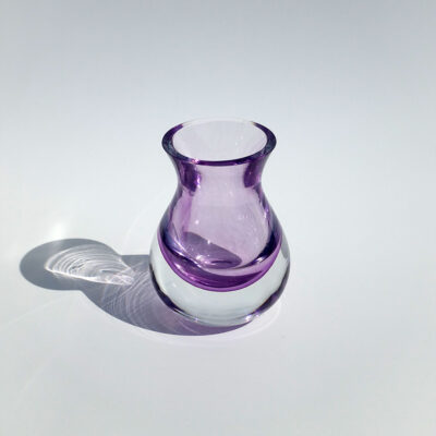 violet-pink -blown-glass-bud-vase