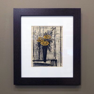 bernard-buffet-original-litho-sunflowers