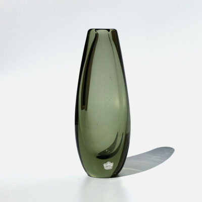 kosta-sweden-tapered-blown-glass-vase