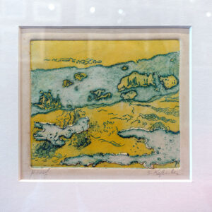 yellow-tidal-pool-etching-mid-century-vintage-frame