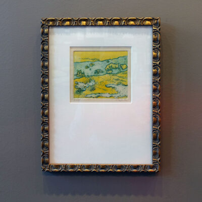 yellow-tidal-pool-etching-mid-century-vintage-frame