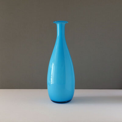 bright-blue-krosno-poland-cased-glass-vase