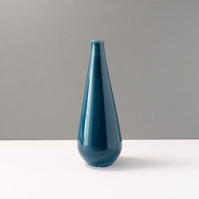 italian-glossy-sea-blue-ceramic-vase