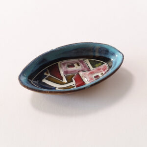 fantoni-italian-ceramic-leather-dish