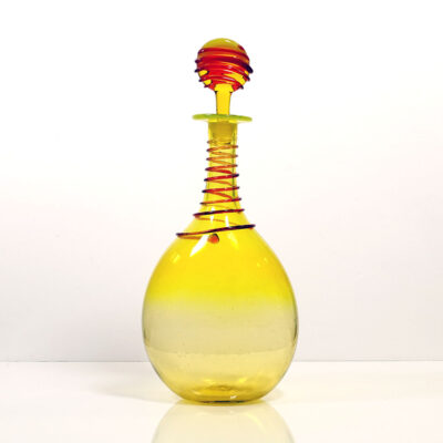 bulb-blown-glass-decanter-red-trailing-wraps