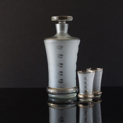 art-deco-czech-whisky-decanter-set