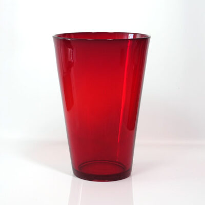 large-vintage-red-blown-glass-vase