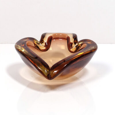 murano-dark-amber-art-glass-cigar-ashtray