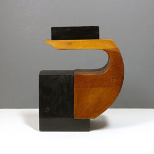 20-445 "Flatiron" Antique Assemblage Sculpture
