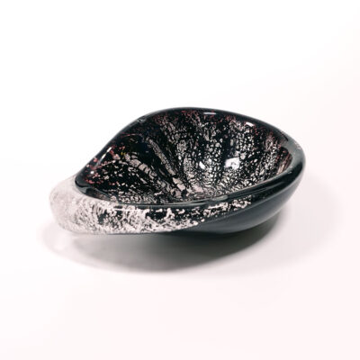 barbini-Aventurine-swirl-black-silver-bowl