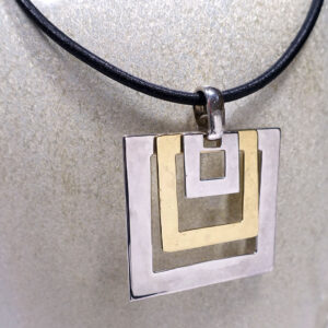 robert-lee-morris-three-squares-sterling-brass-necklace