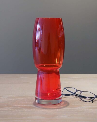 2018-046-Riihimaki-deep-red-glass-vase