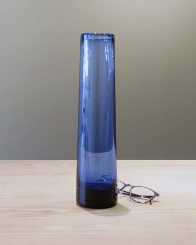 2018-050-holmegaard-per-lutken-blue tall-vase