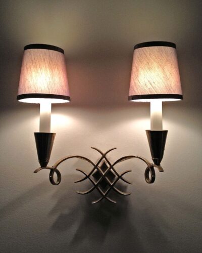 2018-083-Jules-Leleu-Style-French-Sconces-in-Brass