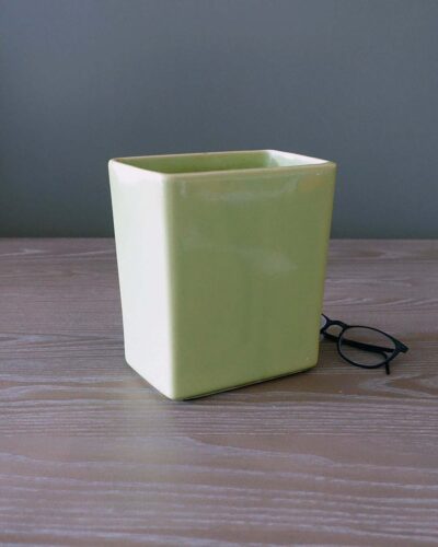 2018-167-mcCoy-Floraline-green-square-planter-vase-ray-design-shop-greenport-NY