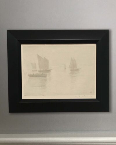 2018-295-guerard-boats-in-the-fog-black-frame