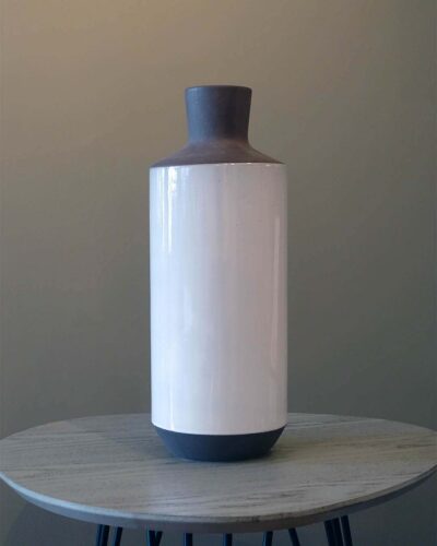 2018-296-tall-pale-blue-gloss-w-brown-matte-vase