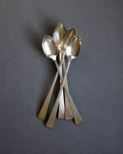 hammered-silverplated-iced-tea-spoon-set