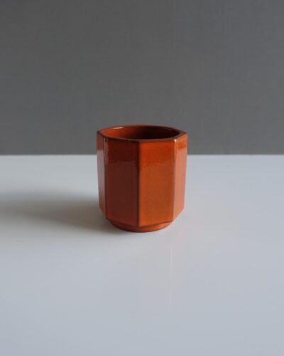 west-german-ceramano-burnt-orange-vase