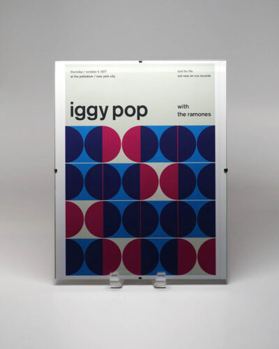 Iggy Pop Concert Poster Reimagined