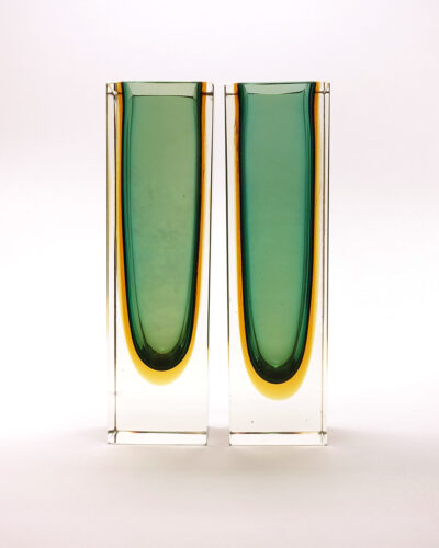 green-block-vases