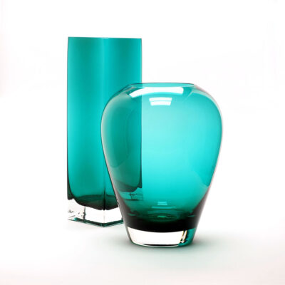 teal-vases