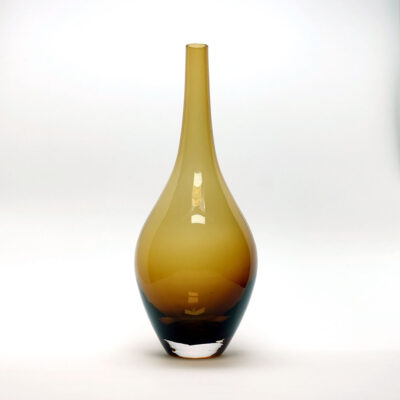 Amber Blown Glass Salong Vase