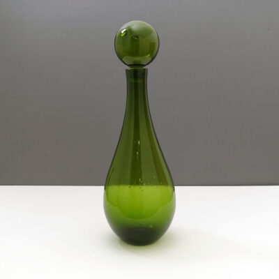 green-tall-ball-stopper-decanter