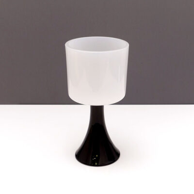 white-cased-glass-elevated vase-planter