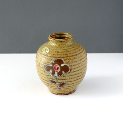 japanese-stoneware-weed-pot-flower-design-vintage