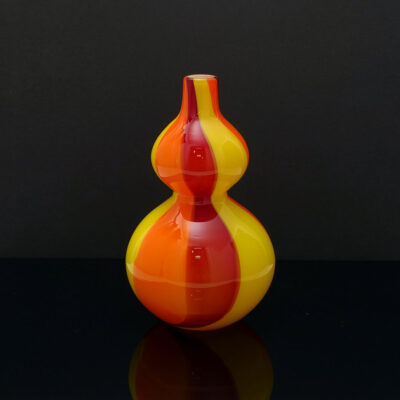 double-bulb-candy-stripe-cased-glass-vase