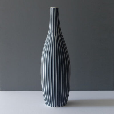 tall-bottle-form-striped-dark-blue-vase