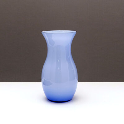 blue-opaque-blown-glass-vase