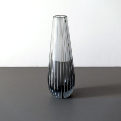 scandinavian-blown-art-glass-striped-vase