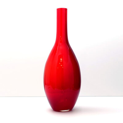 extra-large-red-blenko-floor-vase