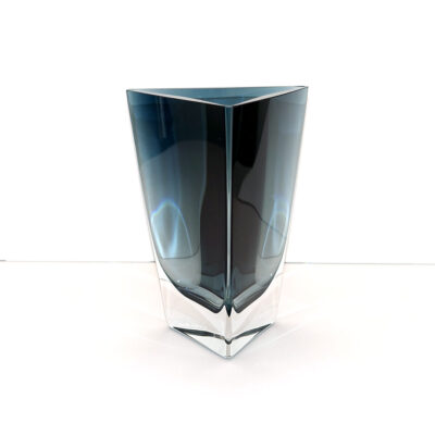 krosno-poland-crystal-blue-triangular-vase