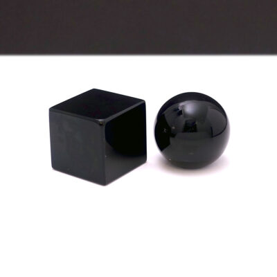 black-glass-cube-sphere-mid-century-sculpture-objet2