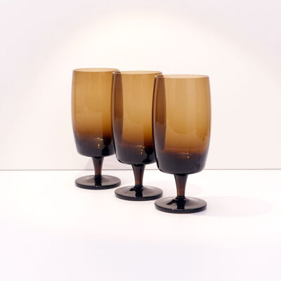 GORHAM-REIZART-blown-1960s-brown-german-stemware-6