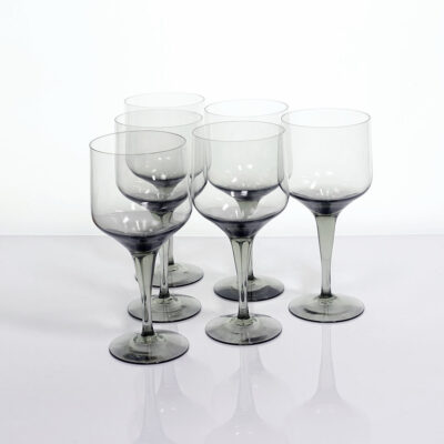 Crystal Orrefors Rhapsody Wine Glasses Set of 6