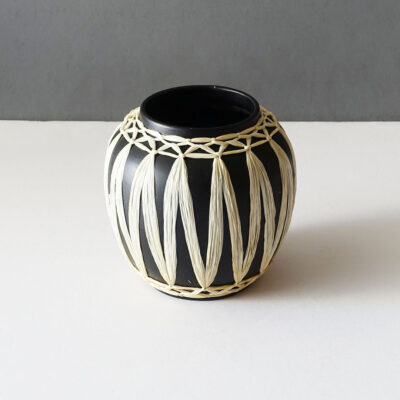 gmundner-keramik-austria-raffia-wrapped-vase