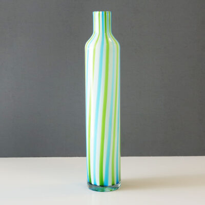 caned-blue-green-cased-glass-tall-vase