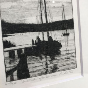 Eventide etching Don Swann - Barbara Gettier