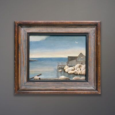 Mid-Century-original-coastal-oil-painting