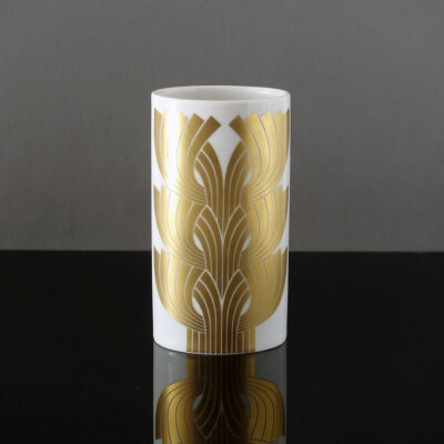 rosenthal-1960s-gold-white-porcelain-vase