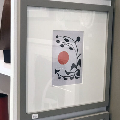 Alexander Calder 1954 Lithograph-gray-frame