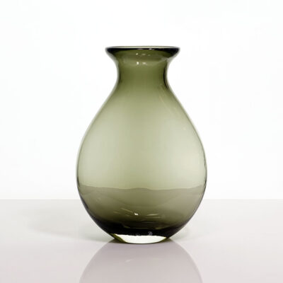 gray-holmegaard-style-art-glass-vase