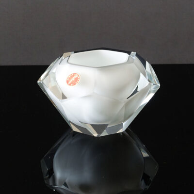 murano-white-sommerso-faceted-trinket-holder