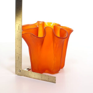 muurla-finland-satin-orange-art-glass-vase